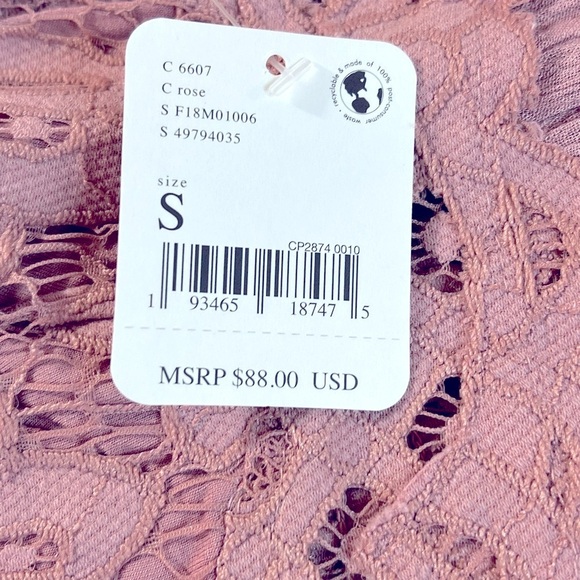 Free People Adella Slip Dress. Dusty Rose Pink.
Size Small, NWT - Picture 4 of 9